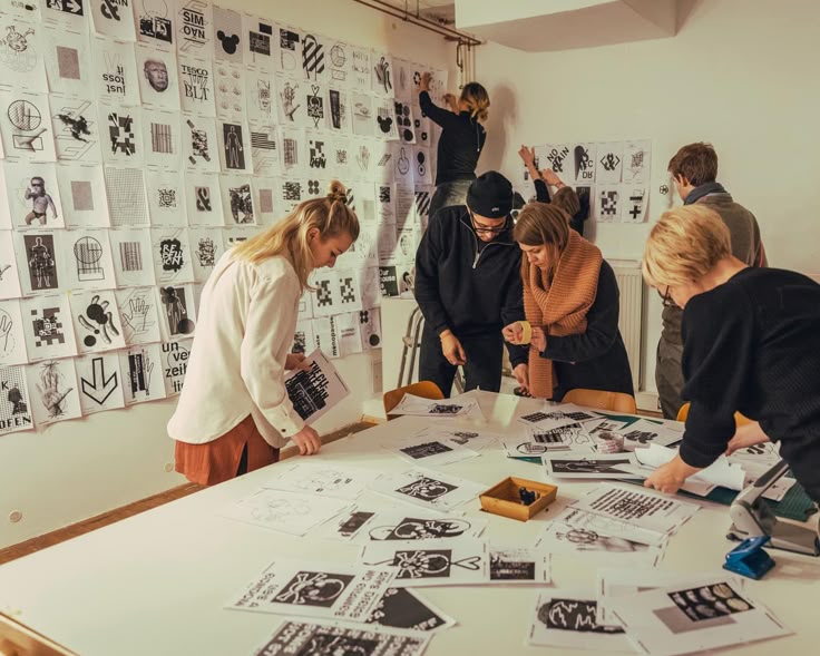creative team working