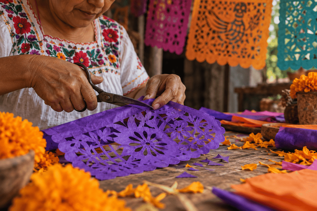 Hispanic dia de muertos tradition